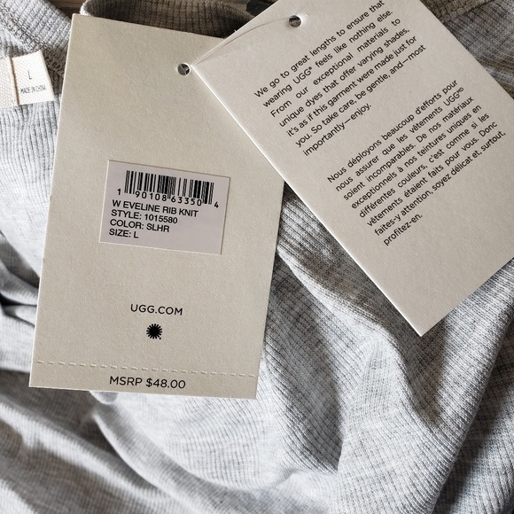 UGG Eveline Rib Knit Racerback Tank - Picture 3 of 4